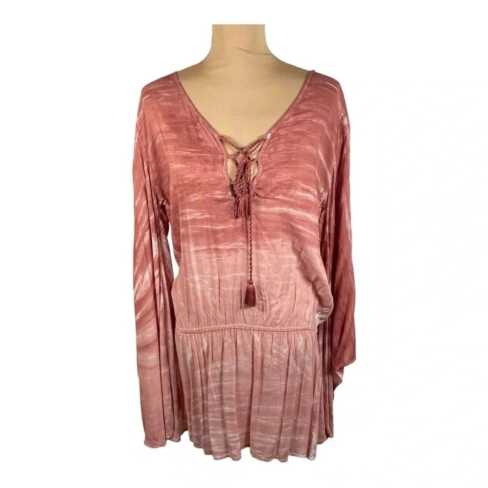 🌴 Tiare Hawaii Tie Dye Print Dress Small New